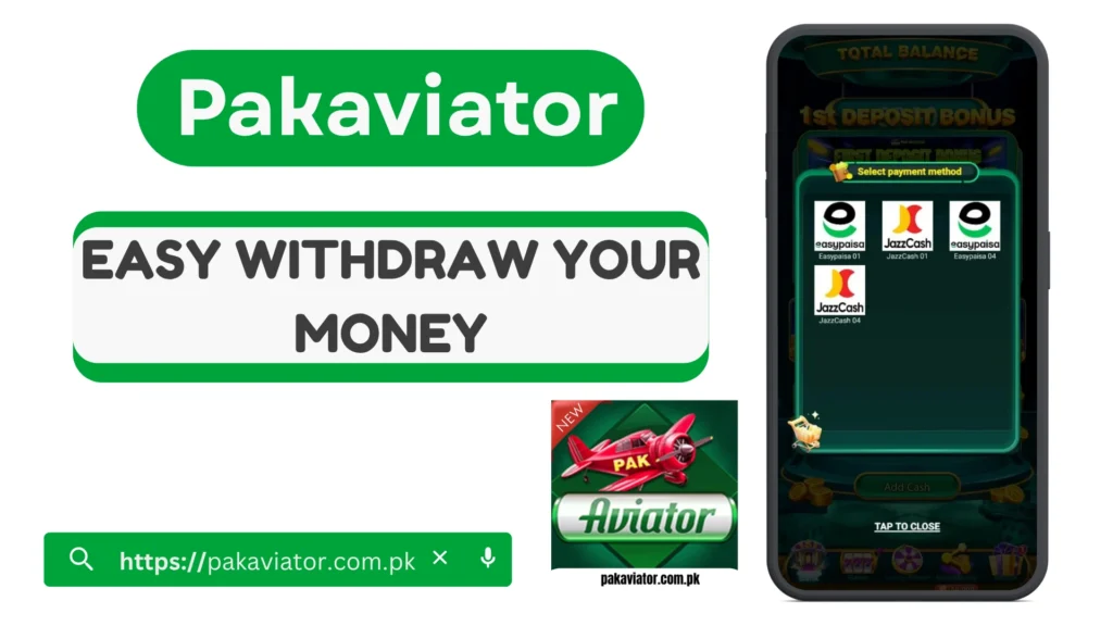 Pakaviator Withdraw